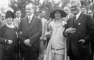 The last time a U.S. president was in Cuba: 1928, Calvin Coolidge, l., meets Cuban President Gen. Gerardo Machado