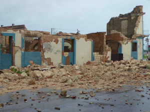 Collapsed building in Matanzas. Photo: Granma